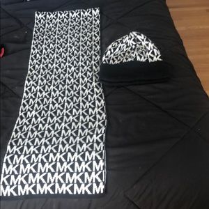 Michael Kors hat and scarf set